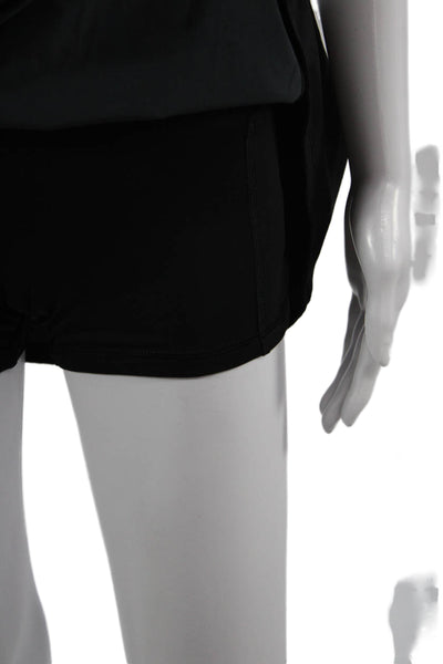 Lululemon Women Black Camo Skort Short Nylon Blend Size 6