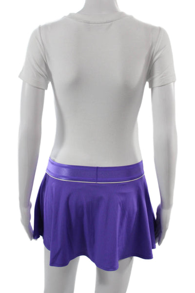 Nike Women Flare Skater Skort Solid Purple Size L