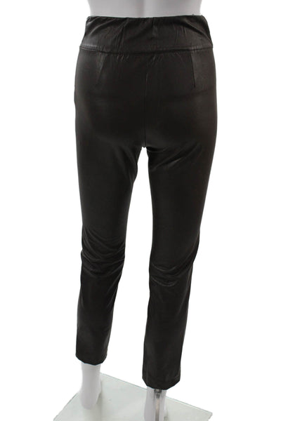 Brochu Walker Womens Ankle Cropped Pants Black Zip Size XS