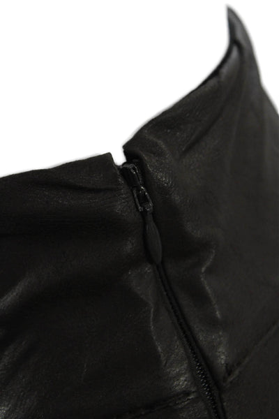 Brochu Walker Womens Ankle Cropped Pants Black Zip Size XS