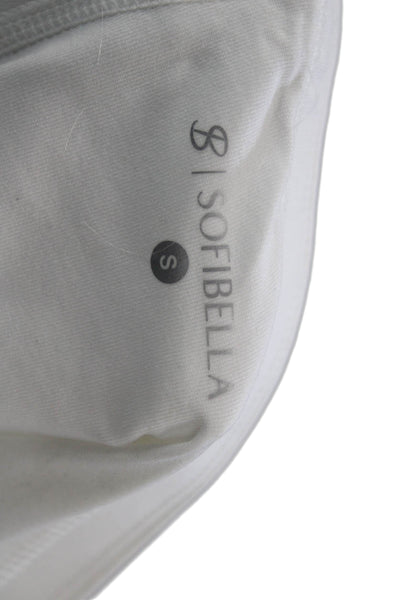 Sofibella Womens White Mini Skort Nylon Elastane Size S