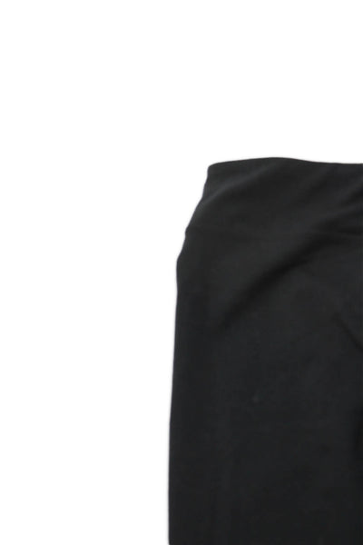 Zella Girls Solid Elastic Waist Ankle Leggings Black Size 10/12