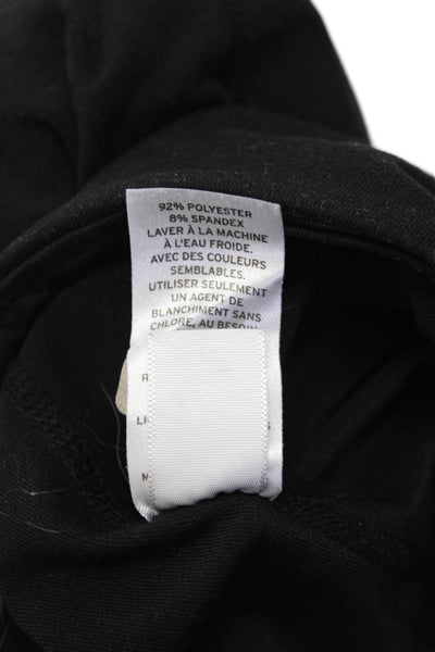Zella Girls Solid Elastic Waist Ankle Leggings Black Size 10/12
