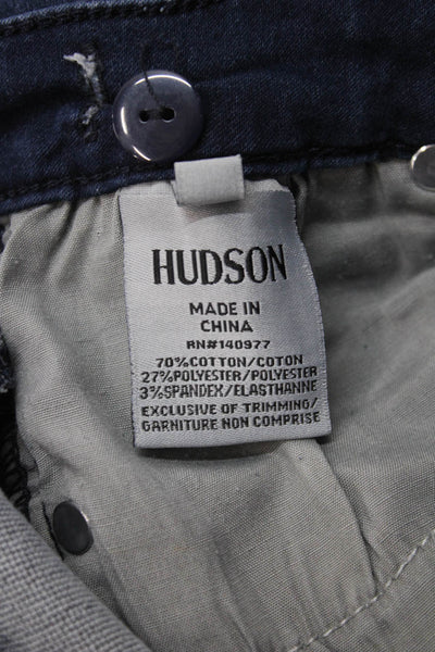 Hudson Girls Cotton Blend Five Pocket Jeans Blue Size 8