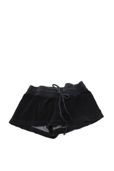 Hard Tail Girls Terry Drawstring Waist Shorts Gray Size S