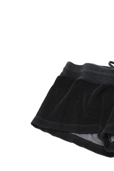 Hard Tail Girls Terry Drawstring Waist Shorts Gray Size S
