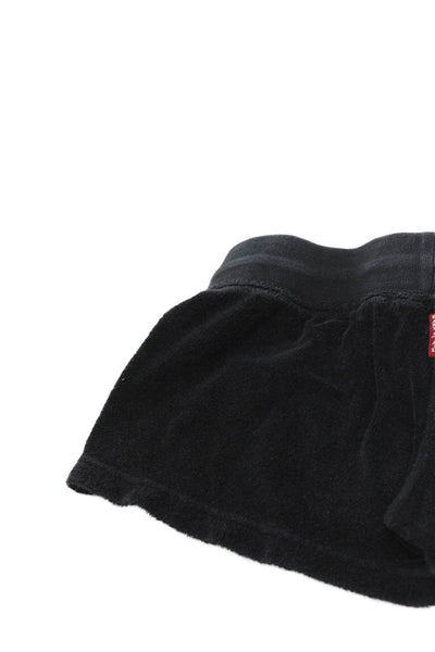 Hard Tail Girls Terry Drawstring Waist Shorts Gray Size S