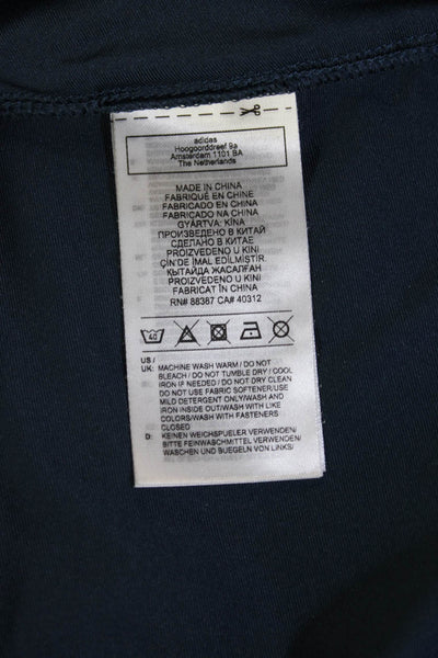 Adidas Womens Blue Printed A-Line Mini Skirt Size M