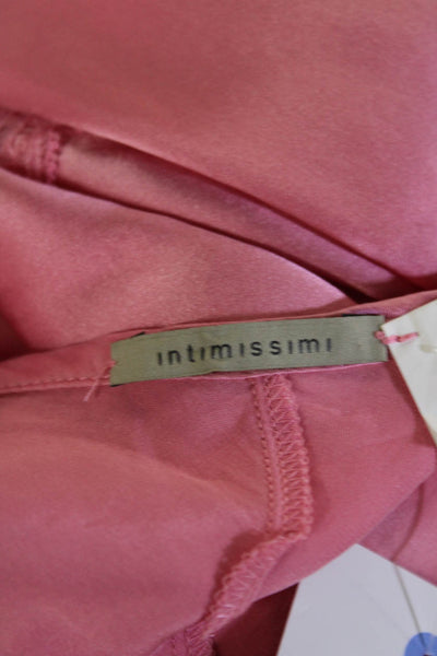 Intimissimi Women's Lace Trim Spaghetti Strap Night Dress Pink Size L