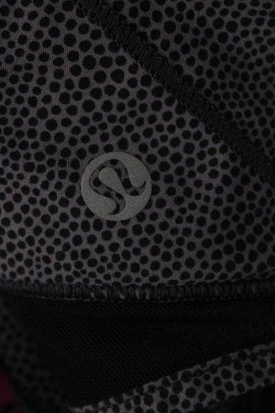 Lululemon Unisex Shorts Black Polka Dot Size 8