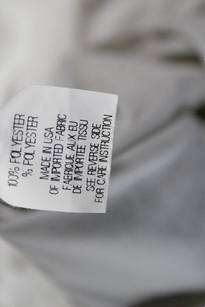 Theory Women Basic White Crew Neck Long Sleeve T-Shirt Size L