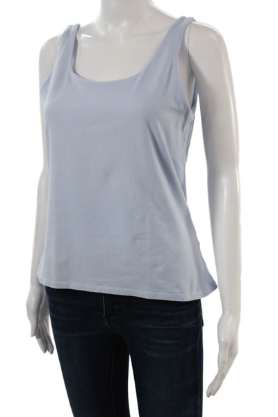J Jill Womens Basic Light Blue Sleeveless Tank Size L