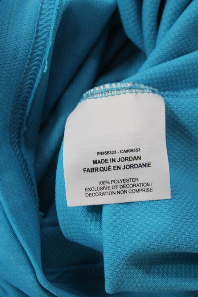 Nike Mens Blue Sports T-Shirt Short Sleeve Crew Neck Polyester Size S