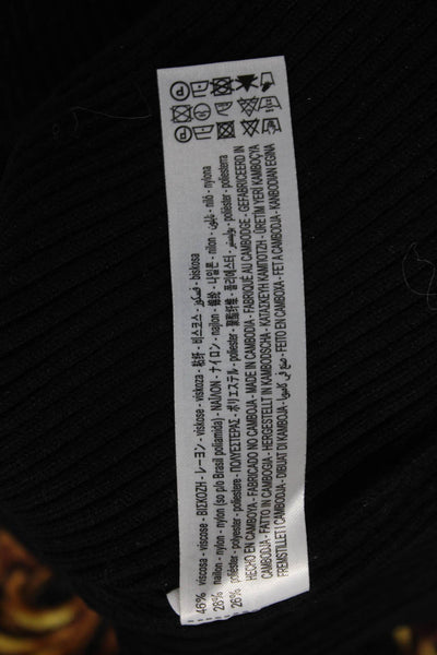 Zara Unisex Pullover Beige Mock Neck Long Sleeve Viscose Blend Fall Size S