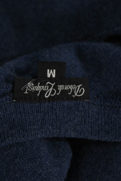 Deborah Lindquist Unisex Dark Blue Button Cardigan Long Sleeve Size M
