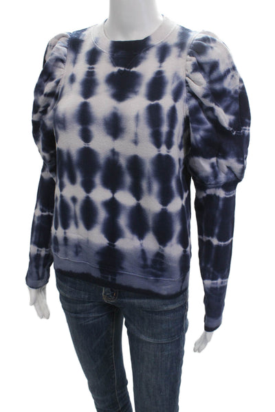 Ulla Johnson Womens Pullover Sweatshirt Dark Blue Crew Neck Long Sleeve Size S