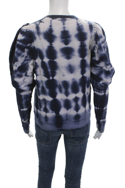 Ulla Johnson Womens Pullover Sweatshirt Dark Blue Crew Neck Long Sleeve Size S