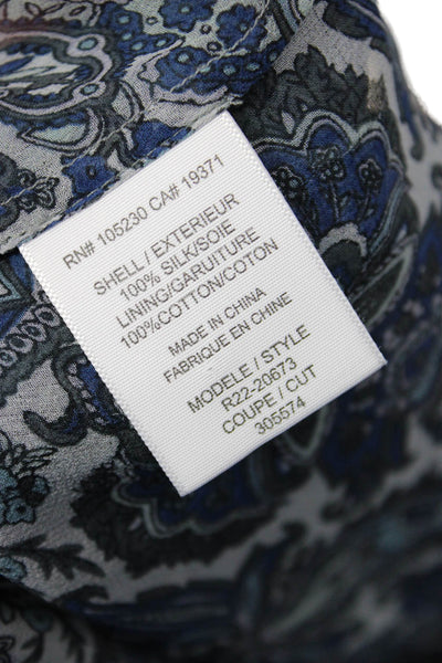 Joie Women Silk Paisley Camisole Sleeveless Round Neck Boho Size S