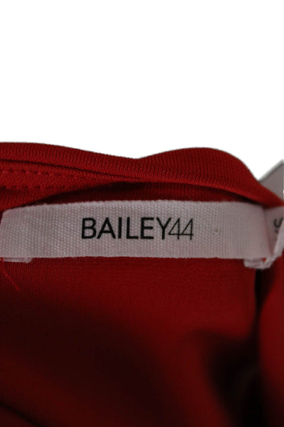 Bailey 44 Womens Bodycon Mini Dress Red Square Neck Sleeveless Size XS