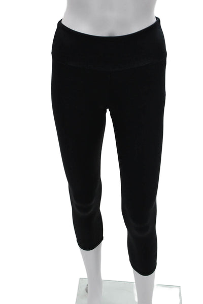ONZIE Womens Capri Leggings Black Nylon Blend Size XS