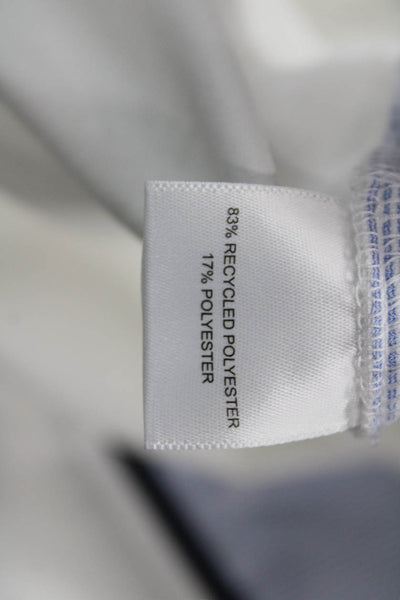 Peter Millar Mens Chino Pants White Button 83% Recycled Polyester Size 40