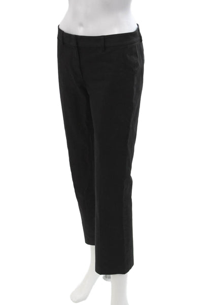 Theory Womens Cropped Dress Pants Black Size 4