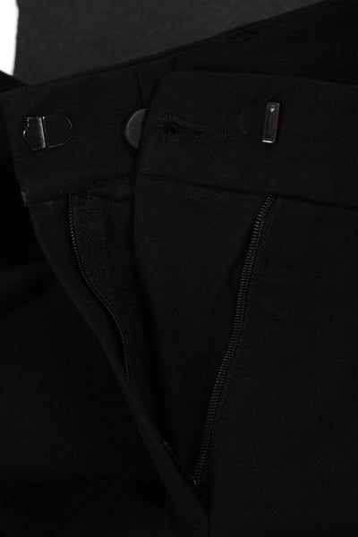 Theory Womens Cropped Dress Pants Black Size 4