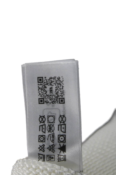 Zara Women Basic V-Neck Sleeveless Tank White 100% Viscose Size S