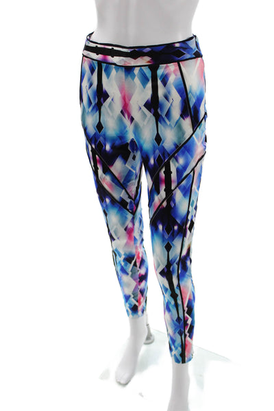 Milly Womens Black Ankle Leggings Polyester Geometric Size S