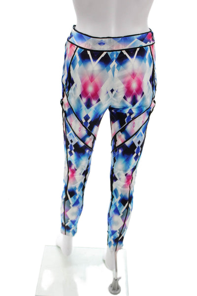 Milly Womens Black Ankle Leggings Polyester Geometric Size S