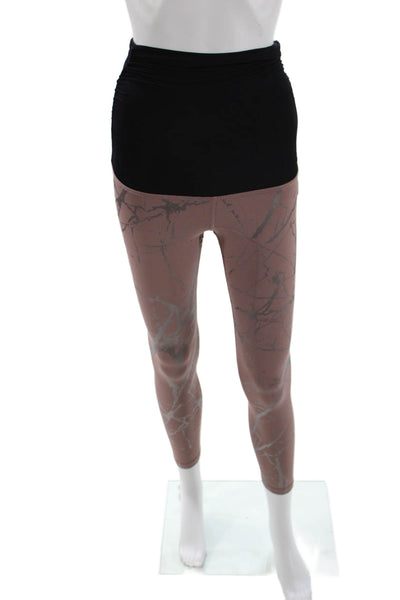 Beyond the Bump Women Ankle Leggings Black Maternity Size XS