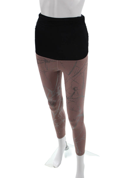 Beyond the Bump Women Ankle Leggings Black Maternity Size XS