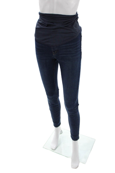 Madewell Women Ankle Skinny High Rise Dark Blue Jeans Size 25
