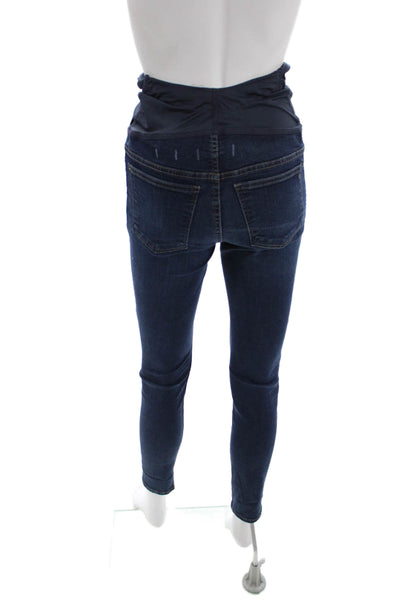 Madewell Women Ankle Skinny High Rise Dark Blue Jeans Size 25