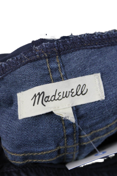 Madewell Women Ankle Skinny High Rise Dark Blue Jeans Size 25