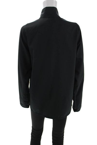 Nike Mens Windbreaker Black High Neck Long Sleeve Size S