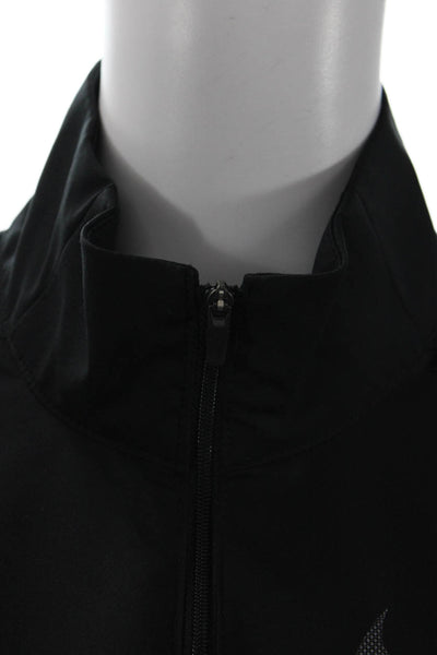 Nike Mens Windbreaker Black High Neck Long Sleeve Size S