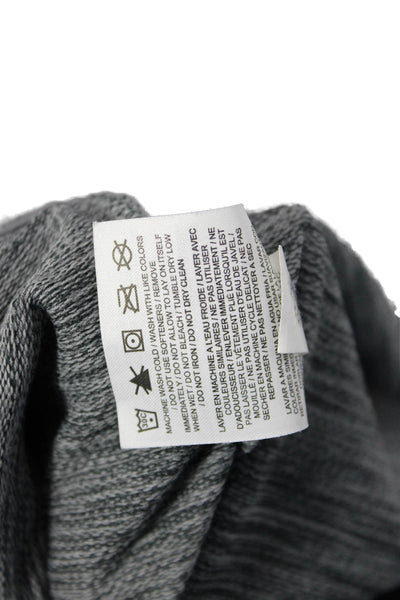 Nike Unisex Full-zip Hoodie Gray Drawstring Long Sleeve Sports Size XL