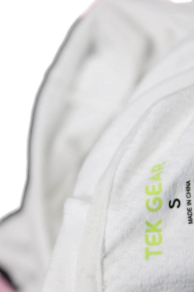 Tek Gear Womens Pullover Hoodie White Drawstring Long Sleeve Size S