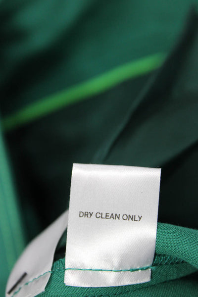 Christopher John Rogers Women Dress Pants Green Zip Size 6