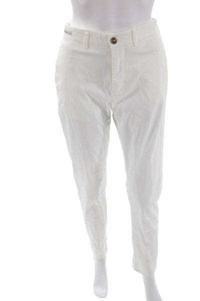 Teleria Zed Unisex White Chino Pants Designer Size 29