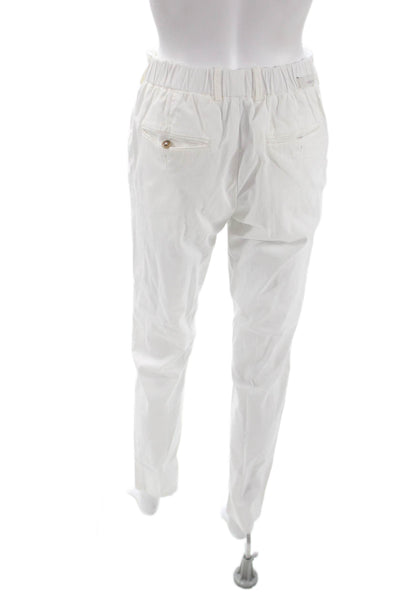 Teleria Zed Unisex White Chino Pants Designer Size 29