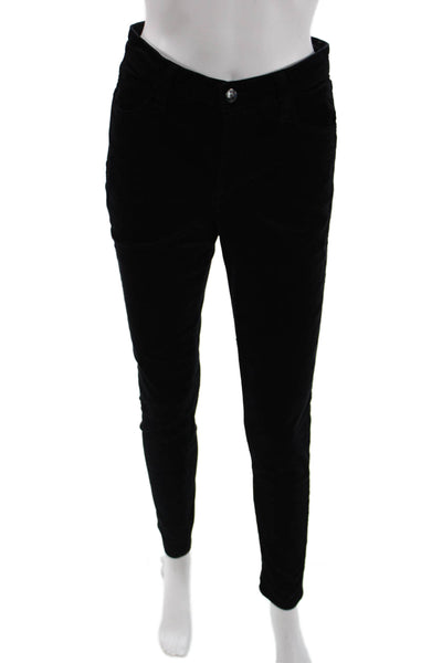J Brand Women Jegging Pants Black Button Cotton Modal Polyester Size 27