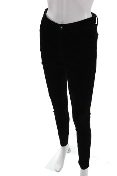 J Brand Women Jegging Pants Black Button Cotton Modal Polyester Size 27