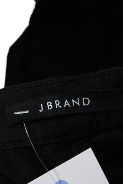 J Brand Women Jegging Pants Black Button Cotton Modal Polyester Size 27