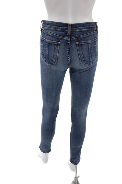 Rag & Bone Jean Womens Blue Ankle Skinny High Rise Jeans Size 27