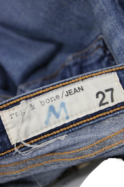 Rag & Bone Jean Womens Blue Ankle Skinny High Rise Jeans Size 27