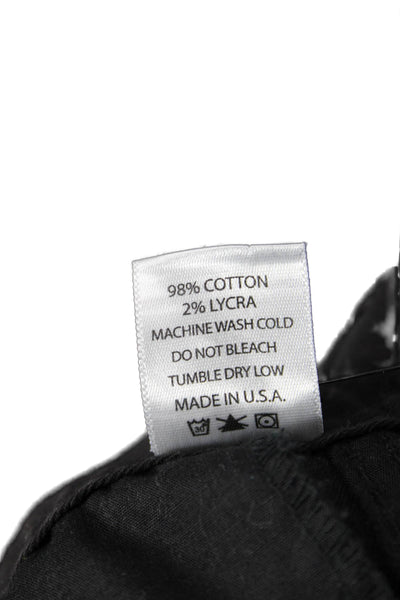 Riley Mens Cargo Pants Black 98% Cotton 2% Lycra Inseam 30 Size M