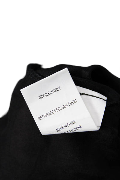 Thakoon Addition Women Slip Dress Black Polyester Knee Length Designer Size S
