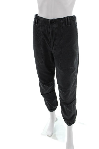 Citizens of Humanity Mens Cargo Cropped Jogger Pants Dark Gray Cotton Size 29